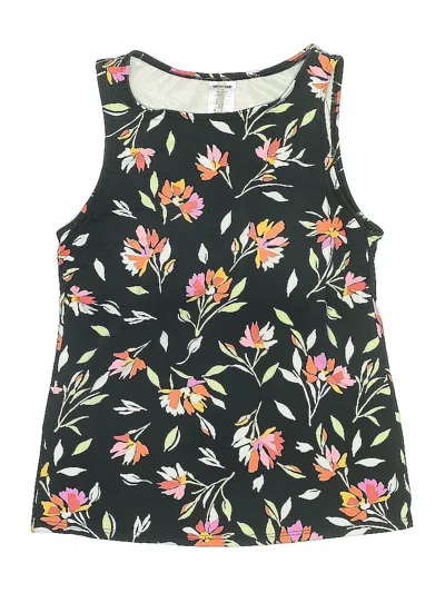 Pre-owned Lands' End Swimsuit Top Black Swimwear