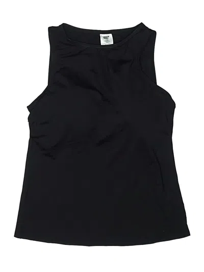 Pre-owned Lands' End Swimsuit Top Black Swimwear