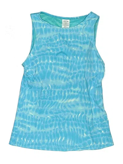 Lands' End Swimsuit Top Blue Swimwear