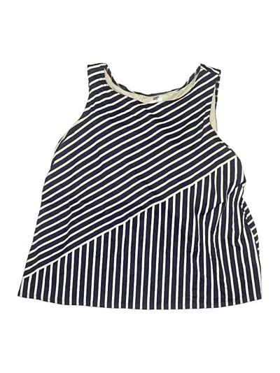 Pre-owned Lands' End Swimsuit Top Blue Swimwear