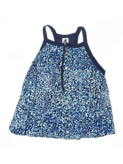 Pre-owned Lands' End Swimsuit Top Blue Swimwear
