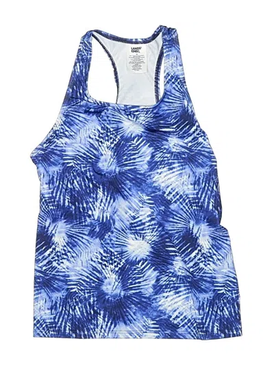 Pre-owned Lands' End Swimsuit Top Blue Swimwear