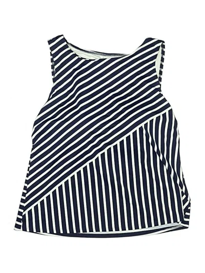Pre-owned Lands' End Swimsuit Top Blue Swimwear