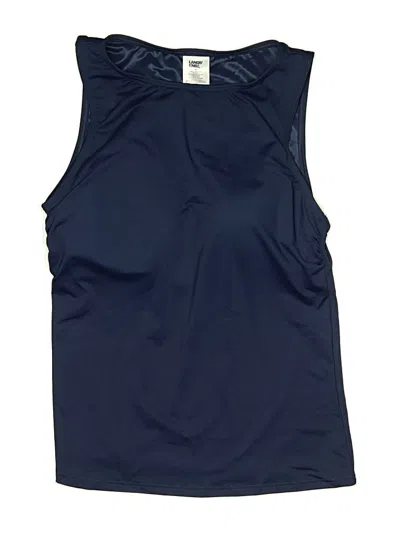 Pre-owned Lands' End Swimsuit Top Blue Swimwear