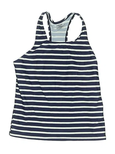 Pre-owned Lands' End Swimsuit Top Blue Swimwear