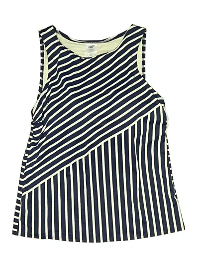 Pre-owned Lands' End Swimsuit Top Blue Swimwear