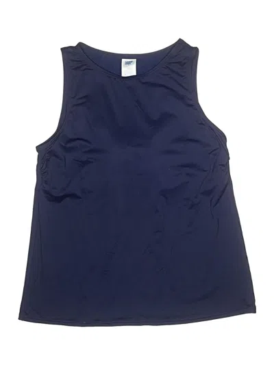Pre-owned Lands' End Swimsuit Top Blue Swimwear