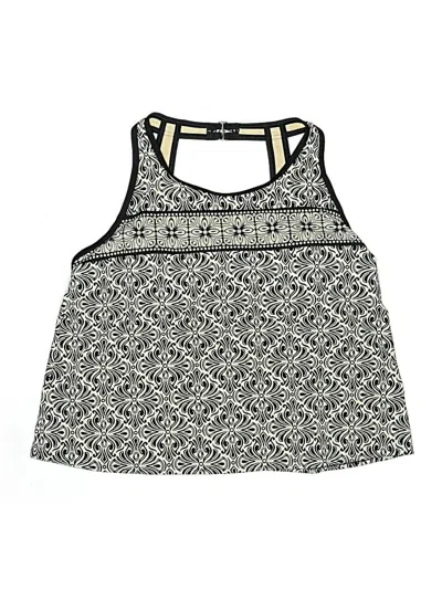 Pre-owned Lands' End Swimsuit Top Gray Swimwear