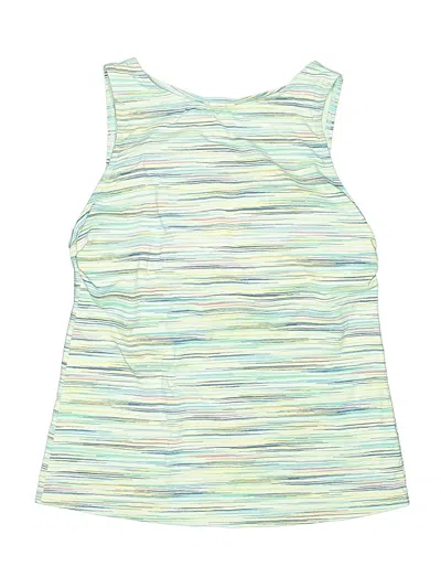 Pre-owned Lands' End Swimsuit Top Green Swimwear
