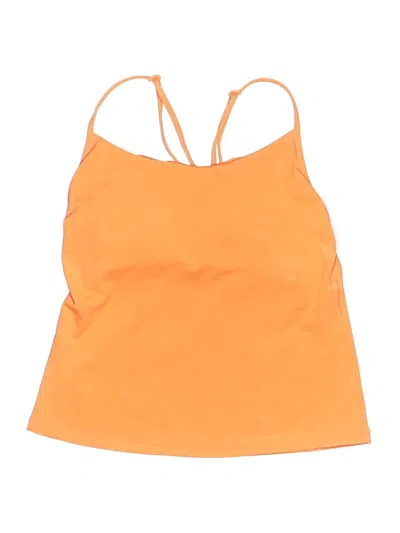 Pre-owned Lands' End Swimsuit Top Orange Swimwear