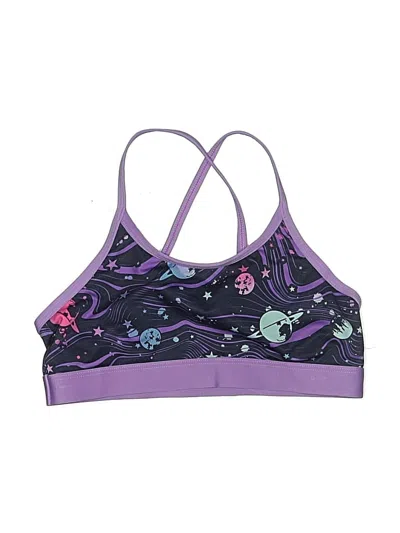 Pre-owned Lands' End Swimsuit Top Purple Swimwear