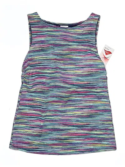 Lands' End Swimsuit Top Purple Swimwear
