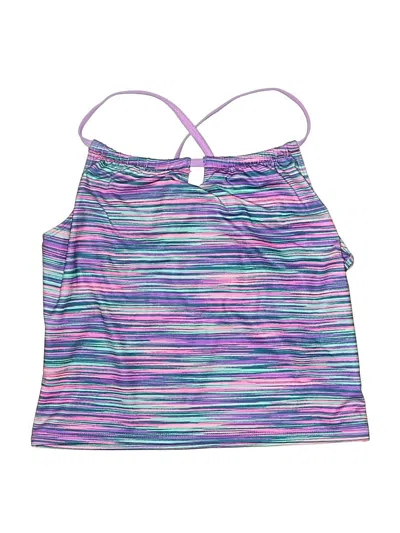 Pre-owned Lands' End Swimsuit Top Purple Swimwear