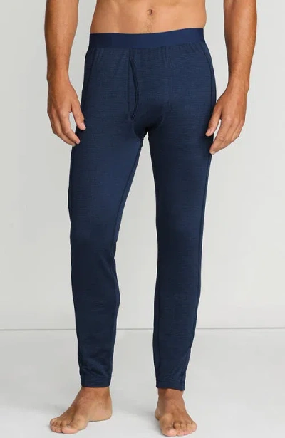 Lands' End Tall Expedition Baselayer Pants In Light Navy