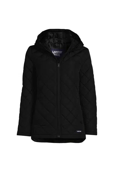 Lands' End Tall Featherfree Insulated Jacket In Black