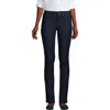 Lands' End Recover Mid Rise Straight Leg Blue Jeans In River Rinse