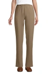 Lands' End Sport Knit High Rise Pants In Rich Camel