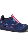 Lands' End Kids'  Toddlers Adventurer Water Shoes In Deep Sea Navy/pink Starfish