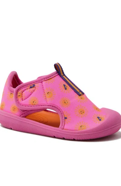 Lands' End Kids'  Toddlers Adventurer Water Shoes In Fun In The Sun Pink
