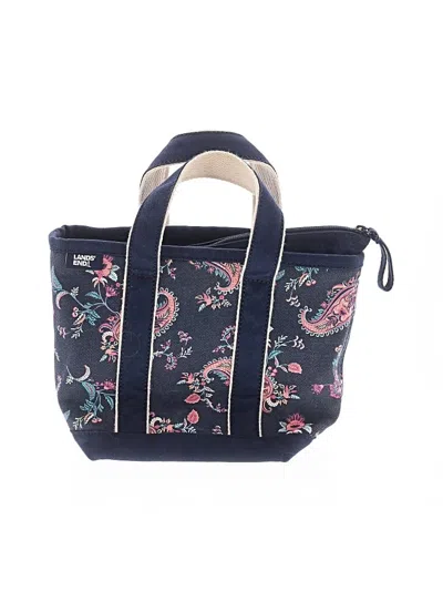 Pre-owned Lands' End Tote Bag In Blue