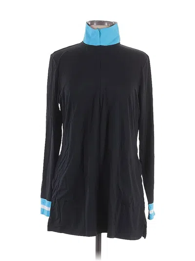 Pre-owned Lands' End Track Jacket In Blue