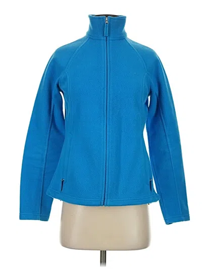 Pre-owned Lands' End Track Jacket In Blue