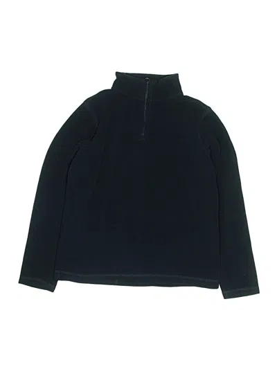 Pre-owned Lands' End Kids'  Track Jacket In Blue