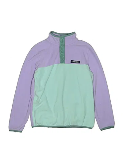 Pre-owned Lands' End Kids'  Track Jacket In Purple