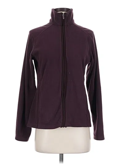 Pre-owned Lands' End Track Jacket In Purple