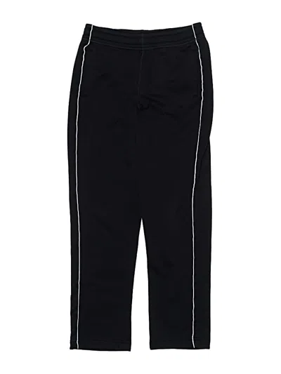Pre-owned Lands' End Kids'  Track Pants In Black