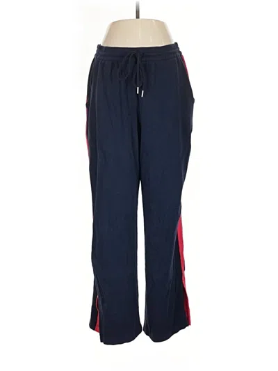 Pre-owned Lands' End Track Pants In Blue