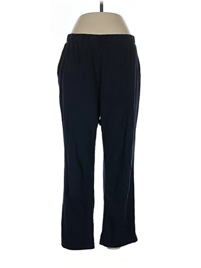 Pre-owned Lands' End Track Pants In Blue