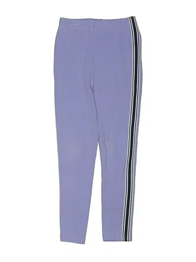 Pre-owned Lands' End Kids'  Track Pants In Purple