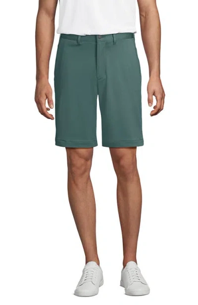 Lands' End Traditional Fit 9" Flex Performance Golf Shorts In Tourmaline
