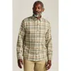 Lands' End Traditional Fit Flagship Flannel Shirt In Brown