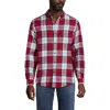 Lands' End Traditional Fit Flagship Flannel Shirt In Multi
