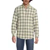 Lands' End Traditional Fit Flagship Flannel Shirt In Pattern