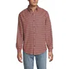 Lands' End Traditional Fit Flagship Flannel Shirt In Pink