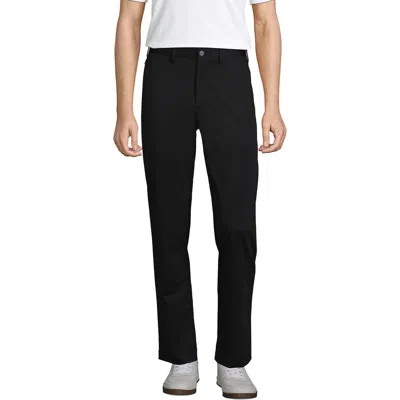 Lands' End Traditional Fit Flex Performance Golf Pants In Black