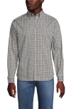 Lands' End Traditional Fit Long Sleeve Travel Kit Shirt In Multi