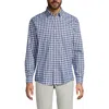 Lands' End Traditional Fit No Iron Twill Shirt In Blue