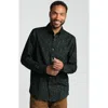 Lands' End Traditional Fit No Iron Twill Shirt In Estate Green Flowers