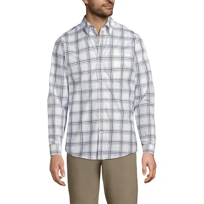Lands' End Traditional Fit No Iron Twill Shirt In Neutral