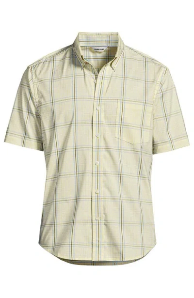 Lands' End Traditional Fit Short Sleeve Travel Kit Shirt In Multi