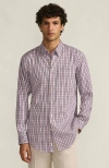 Lands' End Traditional Fit Solid No Iron Supima Pinpoint Buttondown Collar Dress Shirt In Multi
