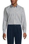 Lands' End Traditional Fit Solid No Iron Supima Pinpoint Buttondown Collar Dress Shirt In Multi