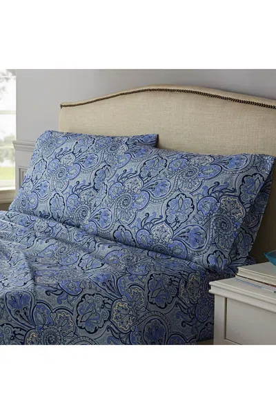 Lands' End Traditions By Waverly Paddock Shawl Print Sheet Set In Blue