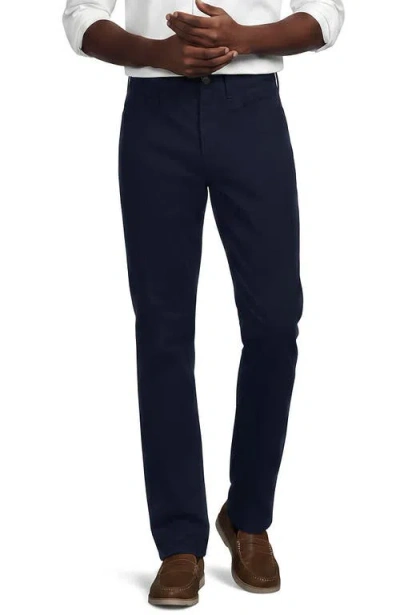 Lands' End Travel Kit Comfort Waist Classic Straight Fit 5 Pocket Pant In Blue
