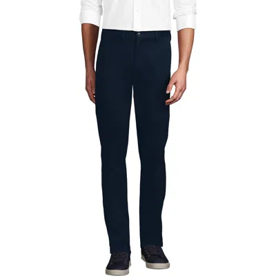 Lands' End Travel Kit Slim Fit Chino Pant In Blue