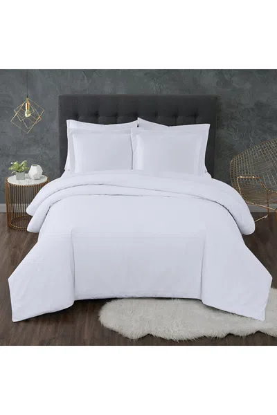 Lands' End Truly Calm Antimicrobial Duvet Cover Set In White